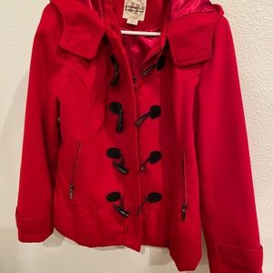 Beautiful red jacket almost new, perfect for cold weather.